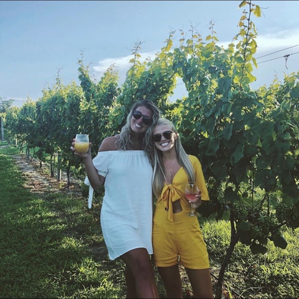 Yellow romper